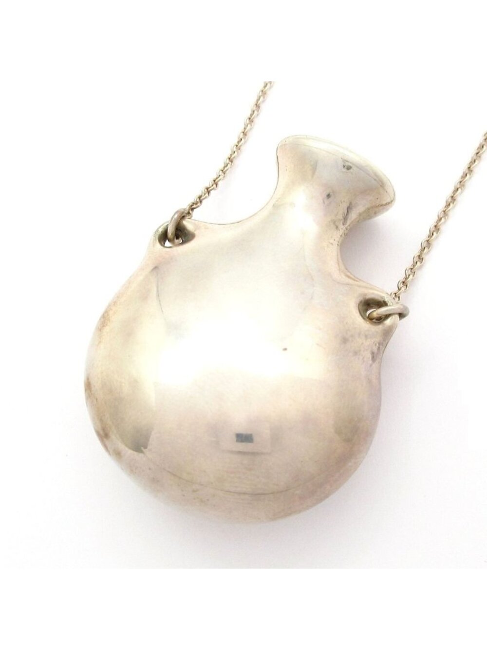 Tiffany & Co Necklace Bottle Open Pendant Silver